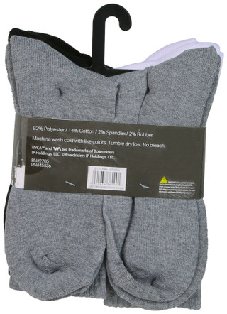 Thumbnail 2: RVCA RVCA Mens 6 Pk Half Cushion Crew Socks 