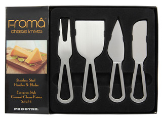 Thumbnail 2: Prodyne Prodyne 4 Pc Stainless Steel Handles & Blades Set 