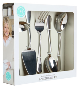 Thumbnail 2: Martha Stewart Martha Stewart 5 Pc Stainless Steel Hostess Set 