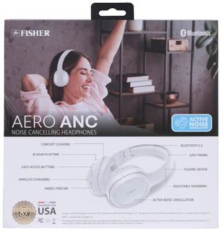 Thumbnail 3: Fisher Fisher Aero Anc Noise Cancelling Headphones 