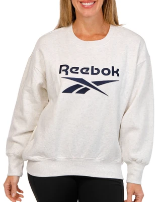 Thumbnail 1: Reebok Reebok Womens Embroidery Graphic Oversize Crewneck 