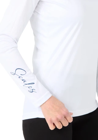 Thumbnail 3: SCALES Scales Womens Long Sleeve Mahi Salm Performance Tee 