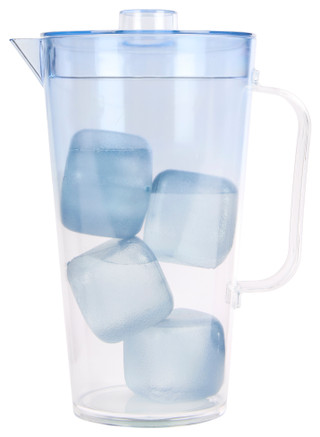 Thumbnail 2: CORE HOME Core Home 2.1 L Clear Ombre Pitcher & Reusable Ice Cubes 
