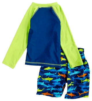 Thumbnail 2: Floatimini Floatimini Little Boys 2 Pc Swim Shorts Set 