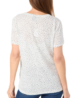 Thumbnail 3: BOBEAU Bobeau Womens Short Sleeve Side Tie Top 