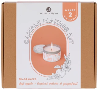 Thumbnail 1: NORTHERN LIGHTS CANDLES Northern Lights Candles 4 oz Candle Making Kit 