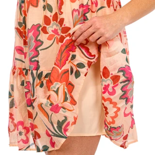 Thumbnail 2: MSK MSK Womens Short Sleeve Floral Flounce Dress 