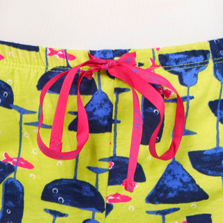 Thumbnail 4: Hue Hue Womens Sipping With Fishes Pajama Capri Pants 