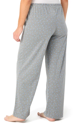 Thumbnail 2: Hue Hue Womens Mini Scribble Heart Drawstring PJ Sleep Pants 