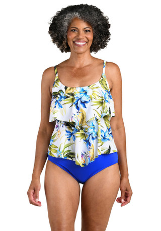 Thumbnail 2: Maxine of Hollywood Maxine of Hollywood Womens Island Serenity Tankini Top 