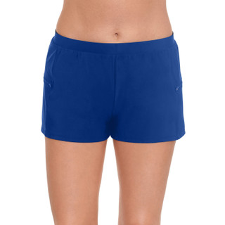 Thumbnail 1: American Beach Women's Double Zip Pocket Swim Shorts 