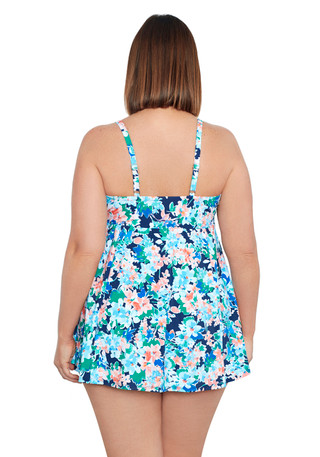 Thumbnail 2: Paradise Bay Paradise Plus Ditsy Days Swim Dress 