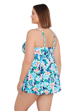 Thumbnail 4: Paradise Bay Paradise Plus Ditsy Days Swim Dress 