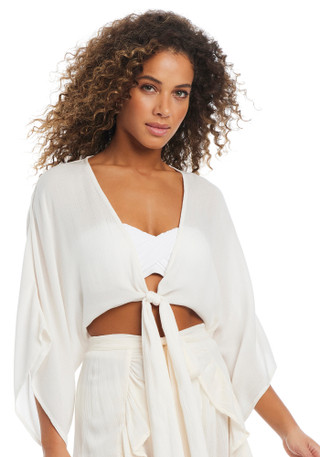 Thumbnail 1: Bleu Rod Beattie Bleu Rod Beattie Womens Long Sleeve Cover Up Top 