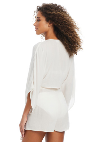 Thumbnail 3: Bleu Rod Beattie Bleu Rod Beattie Womens Long Sleeve Cover Up Top 