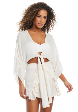 Thumbnail 5: Bleu Rod Beattie Bleu Rod Beattie Womens Long Sleeve Cover Up Top 