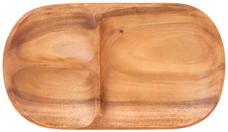 Thumbnail 3: Home Essentials Home Essentials 12 in Triple Compartment Tray 