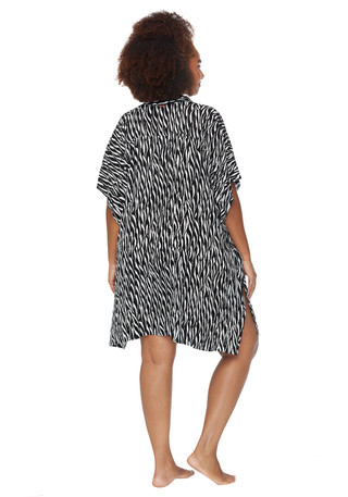 Thumbnail 3: RAISINS Raisins Plus Vacay Print Swim Cover-up 