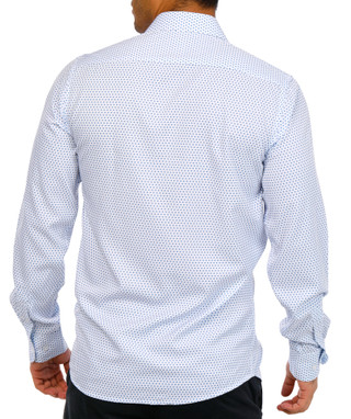 Thumbnail 2: Nautica Nautica Mens Long Sleeve Button Down Print Slim Fit Shirt 