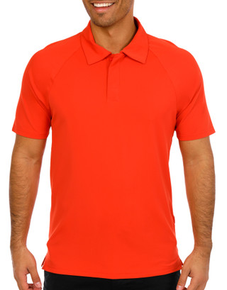 Thumbnail 1: Wrangler ATG Wrangler ATG Mens Techno Knit Solid Short Sleeve Polo Shirt 