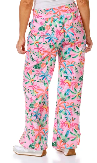 Thumbnail 2: REEL LEGENDS Reel Legends Womens Active Fruit Palm Palazzo Pants 