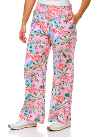 Thumbnail 1: REEL LEGENDS Reel Legends Womens Active Fruit Palm Palazzo Pants 