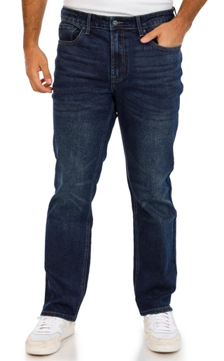 Thumbnail 1: FLAG & ANTHEM Mens Straight Denim Jeans 