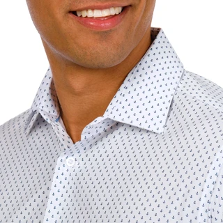 Thumbnail 3: Nautica Nautica Mens Long Sleeve Print Button Down Shirt 