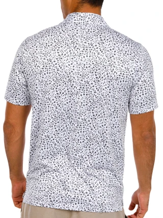 Thumbnail 2: Antigua Antigua Mens Short Sleeve Printed Motion Polo 