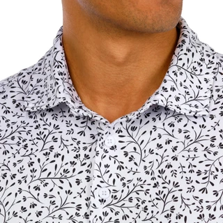 Thumbnail 3: Antigua Antigua Mens Short Sleeve Printed Motion Polo 