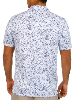 Thumbnail 3: Antigua Antigua Mens Short Sleeve Printed Motion Polo 