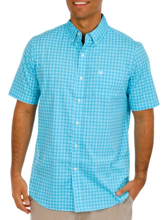 Thumbnail 1: CHAPS Chaps Mens Long Sleeve Checkered Button Down Shirt 