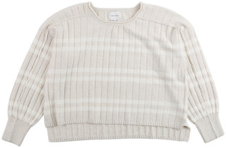 Thumbnail 1: Pink Rose Juniors Stripe Pullover Sweater 