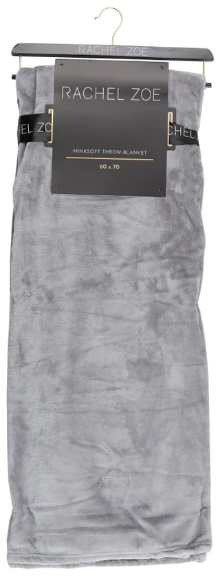 Thumbnail 1: RACHEL ZOE Rachel Zoe 60x70 Solid Luxury Minksoft Throw Blanket 