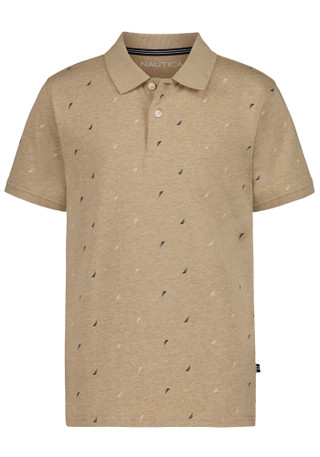 Thumbnail 1: Nautica Boys Logo Polo Print Polo Shirt 
