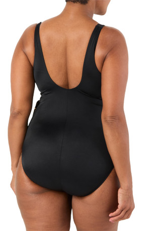 Thumbnail 2: Longitude Women's Floral Top One Piece Swimsuit 