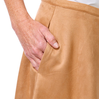 Thumbnail 4: TED BAKER Ted Baker Womens Wide Leg Faux Suede Culottes 