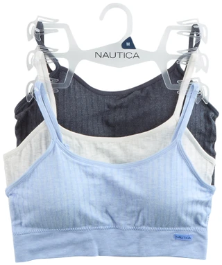 Thumbnail 1: Nautica Nautica Womens 3 Pk Lounge Wireless Bras 