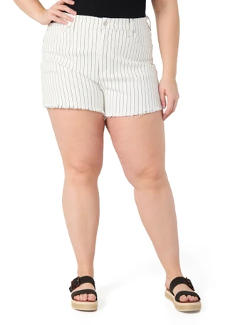 Thumbnail 1: Liverpool Liverpool Plus Christine Striped Shorts 