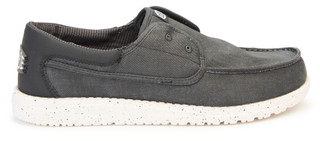 Thumbnail 2: Hey Dude Hey Dude Mens Wally Cru Strecth Canvas Casual Shoes 