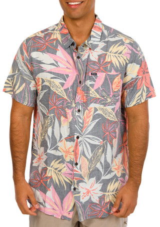Thumbnail 1: Rip Curl Rip Curl Mens Short Sleeve Rio Button Down Shirt 