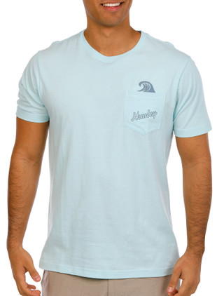 Thumbnail 1: Hurley Hurley Mens Wavy Surf Peekaboo Pocket T-Shirt 