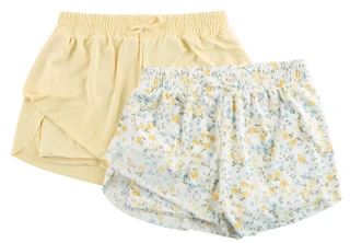 Thumbnail 1: No Comment No Comment Big Girls 2 Pk Double-Layer Butterfly Shorts Set 