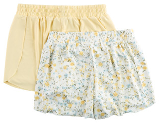 Thumbnail 2: No Comment No Comment Big Girls 2 Pk Double-Layer Butterfly Shorts Set 