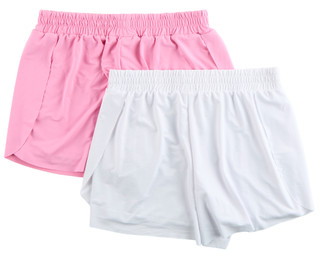 Thumbnail 4: No Comment No Comment Big Girls 2 Pk Double-Layer Butterfly Shorts Set 