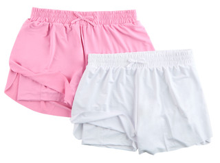 Thumbnail 2: No Comment No Comment Big Girls 2 Pk Double-Layer Butterfly Shorts Set 