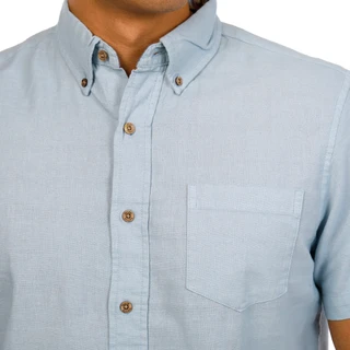 Thumbnail 3: Tailor Vintage Tailor Vintage Mens Short Sleeve Linen Button Down Shirt 