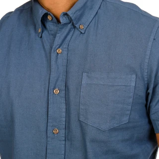 Thumbnail 3: Tailor Vintage Tailor Vintage Mens Short Sleeve Linen Button Down Shirt 