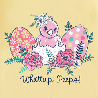 Thumbnail 2: Life is Good Life Is Good Womens Whattup Peeps Short Sleeve Tee 