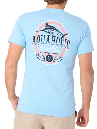 Thumbnail 2: Salt Life Salt Life Mens Ocean Hooked Short Sleeve Tee 